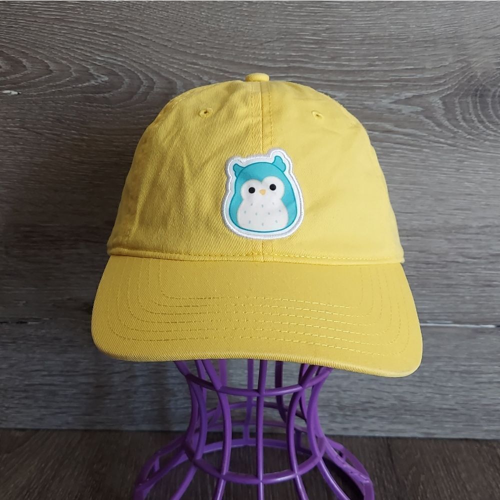Squishmallows Yellow Winston Owl Adjustable Hat Cap